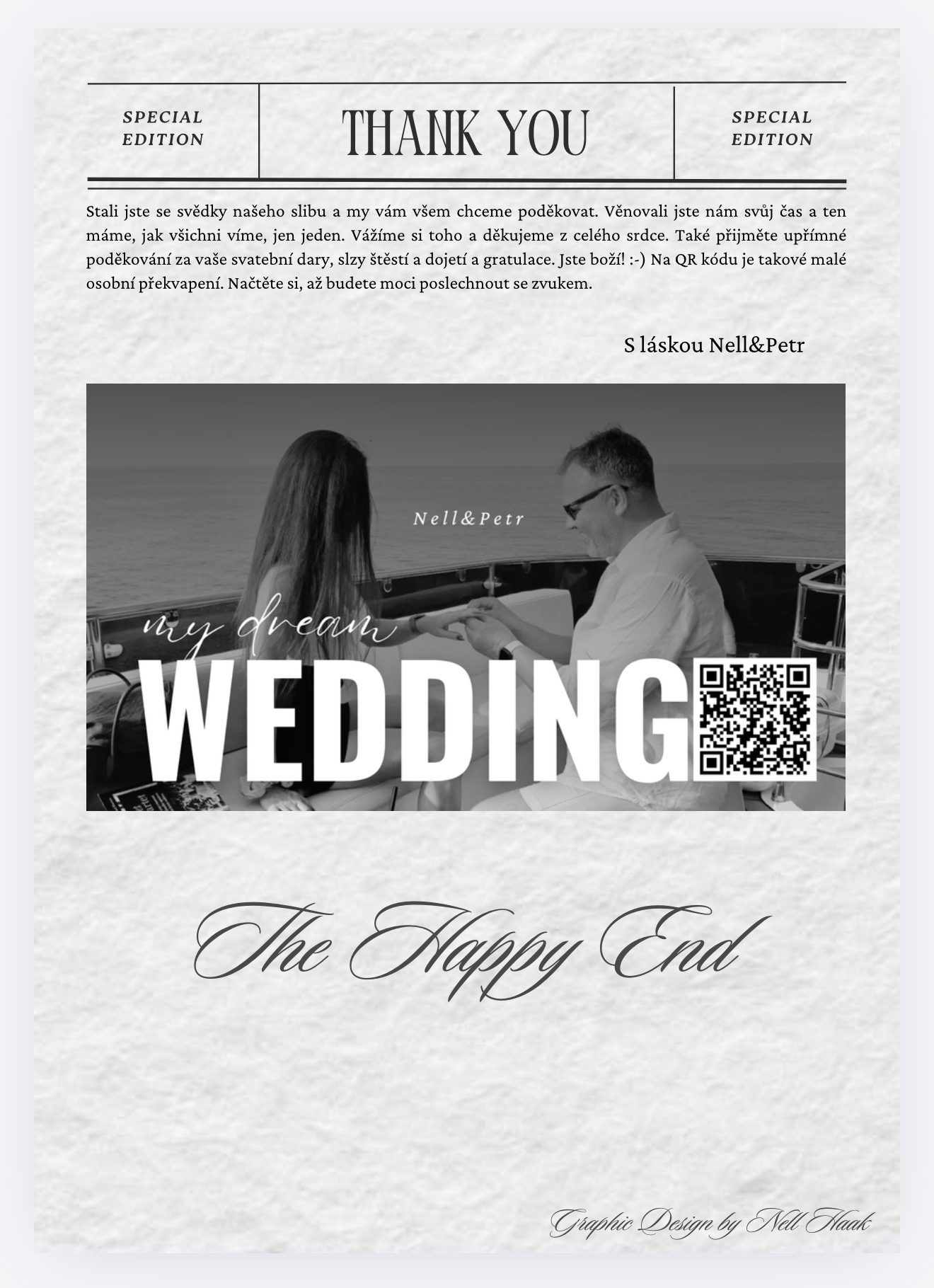 MR&MRS HAAK — Thank You